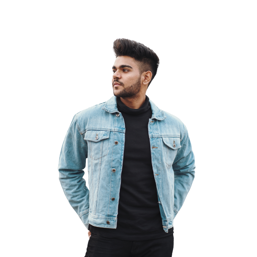 Men Washed Denim Jacket - Image 2