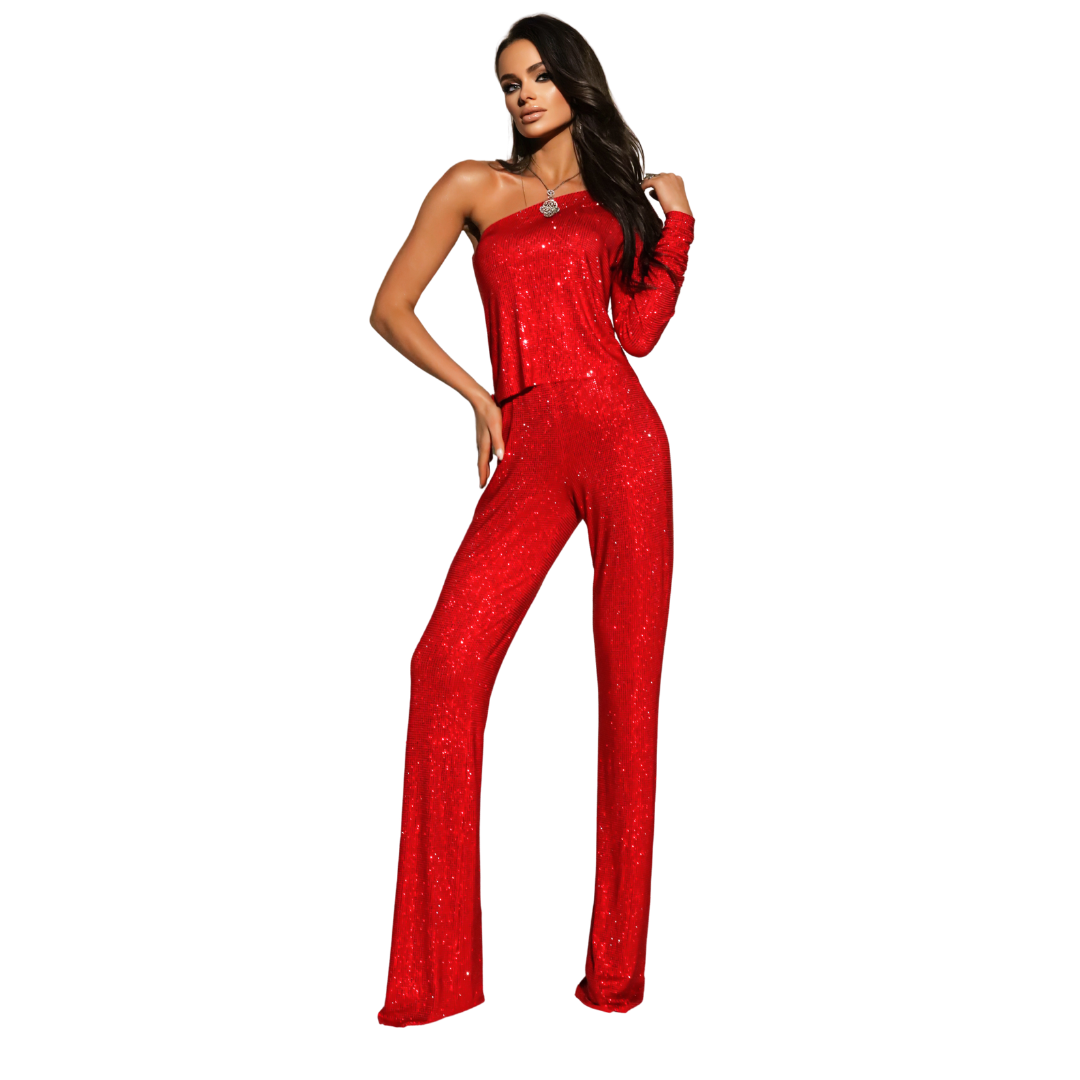 Women Fit and Flare Red Midi/Calf Length Dress