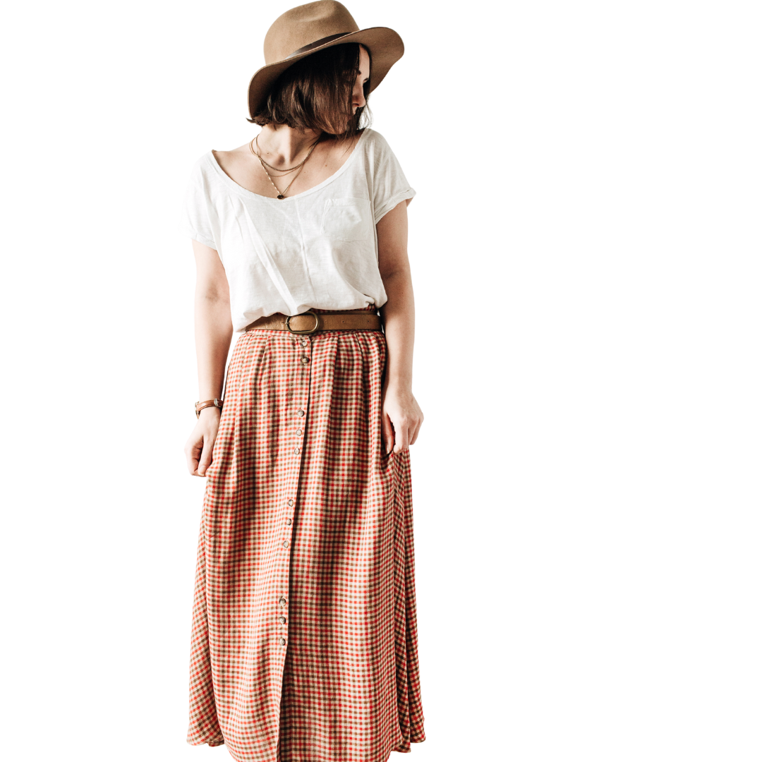 Women Fit and Flare Red Midi/Calf Length Dress - Image 5